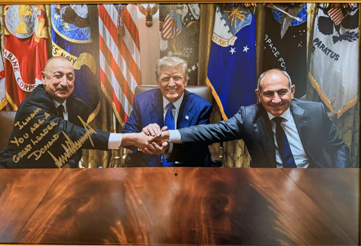 Signed photo from Trump to Azerbaijani President: 'Ilham, you are a great leader'