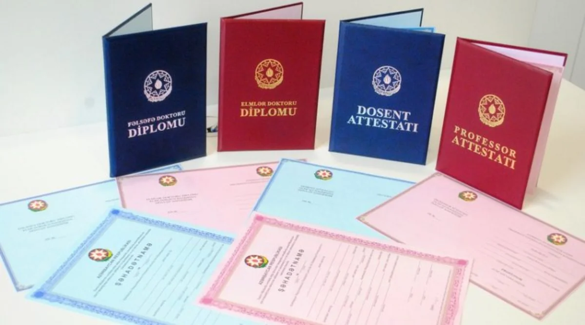Cari ilin altı ayında 31 nəfərə elmi dərəcə və dosent adının verilməsinə imtina edilib