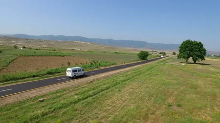 Şəmkir-Abbaslı-Nərimanlı avtomobil yolu yenidən qurulub