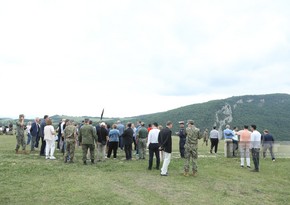 Xarici diplomatlar Cıdır düzündə olublar