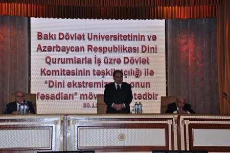 BDU-da “Dini ekstremizm və onun fəsadları” mövzusunda tədbir keçirilib