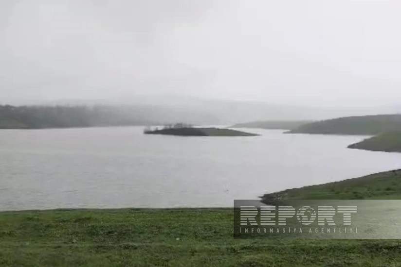 Göytəpə su anbarı 10 ildən sonra ilk dəfə tam dolub 