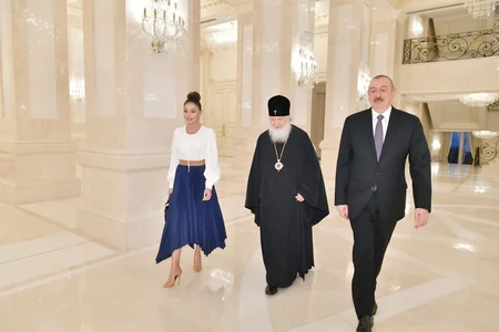 President Ilham Aliyev met with Patriarch Kirill of Moscow and All Russia