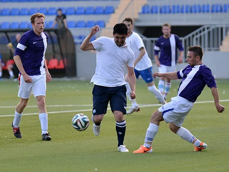 ​AFFA və BEGOC əməkdaşları arasında futbol matçı keçirilib