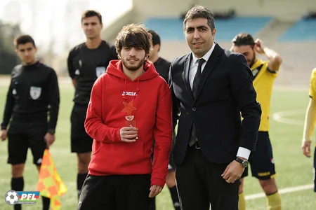 Azərbaycan çempionatında noyabrın ən yaxşı qolunun müəllifi mükafatlandırılıb