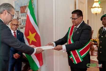 Azerbaijani ambassador presents his credentials to presidents of two countries