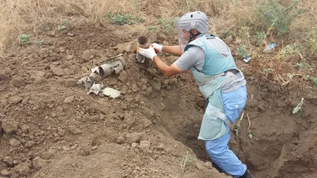 ​ANAMA: 3467 ədəd partlamamış hərbi sursat, 15 ədəd piyada əleyhinə mina zərərsizləşdirilib - FOTO