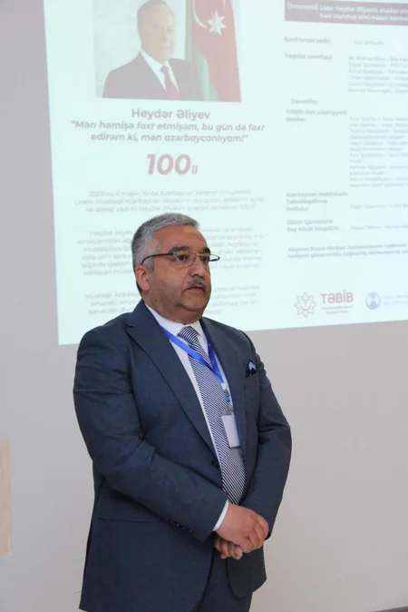Abşeron RMX-də Heydər Əliyevin 100 illik yubileyinə həsr edilmiş konfrans keçirilib