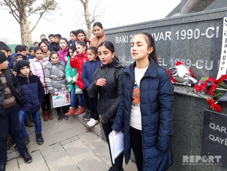 Gürcüstanın Saqareco rayonunda Qanlı Yanvar faciəsi ilə əlaqədar aksiya keçirilib