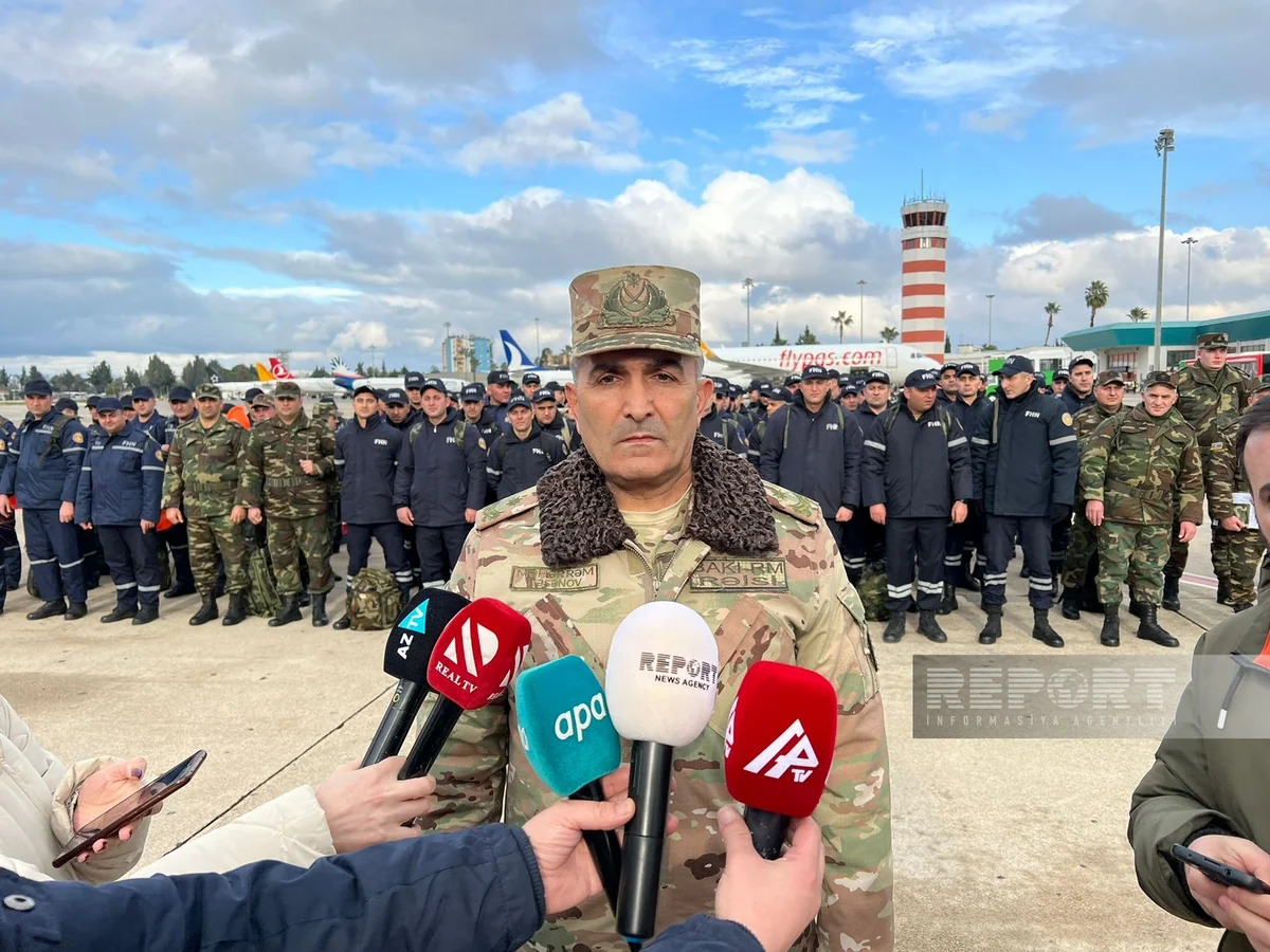 Azerbaijan's 420-member rescue team to operate in Turkiye till the end: General