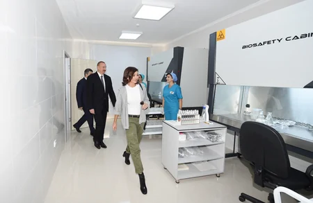 Prezident İlham Əliyev Qubada Meyvəçilik və Çayçılıq Elmi-Tədqiqat İnstitutunun tingçilik müəssisəsi ilə tanış olub - YENİLƏNİB
