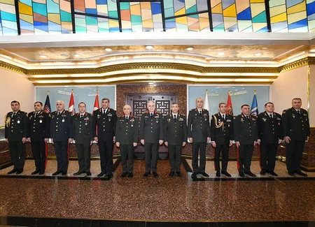 Azərbaycan Ordusunun bir qrup yüksək rütbəli hərbçisinin Türkiyədə səfəri davam edir