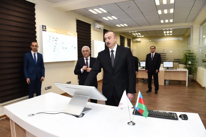 Mingəçevirin elektrik paylayıcı şəbəkəsinin Avtomatik İdarəetmə və Nəzarət Mərkəzinin açılışı olub