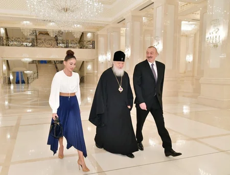 President Ilham Aliyev met with Patriarch Kirill of Moscow and All Russia