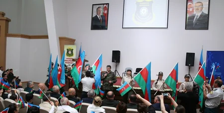 Zaqatalada “Vətənin müdafiəsinə hazıram!” devizi altında kütləvi tədbir keçirilib