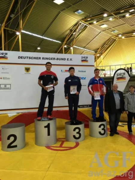 Azərbaycan güləşçiləri Almaniya Qran-prisinin ilk günündə 4 qızıl və 1 gümüş medal qazanıb