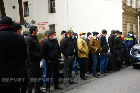 Gürcüstanda itkin düşmüş azərbaycanlının tapılması tələbi ilə Tbilisidə aksiya keçirilir