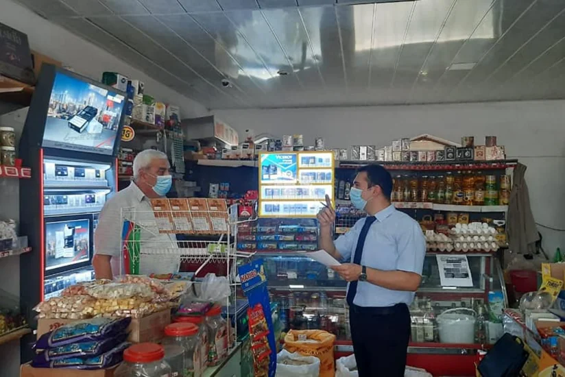 “Araz supermarket”in 7 mağazasında karantin qaydaları pozuldu