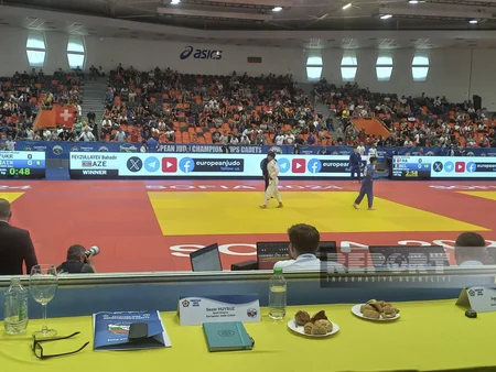 Avropa çempionatı: Azərbaycan cüdoçuları yarımfinalda bir-birinə rəqib olublar