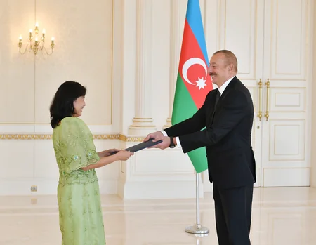 President Ilham Aliyev receives credentials of incoming Philippine ambassador