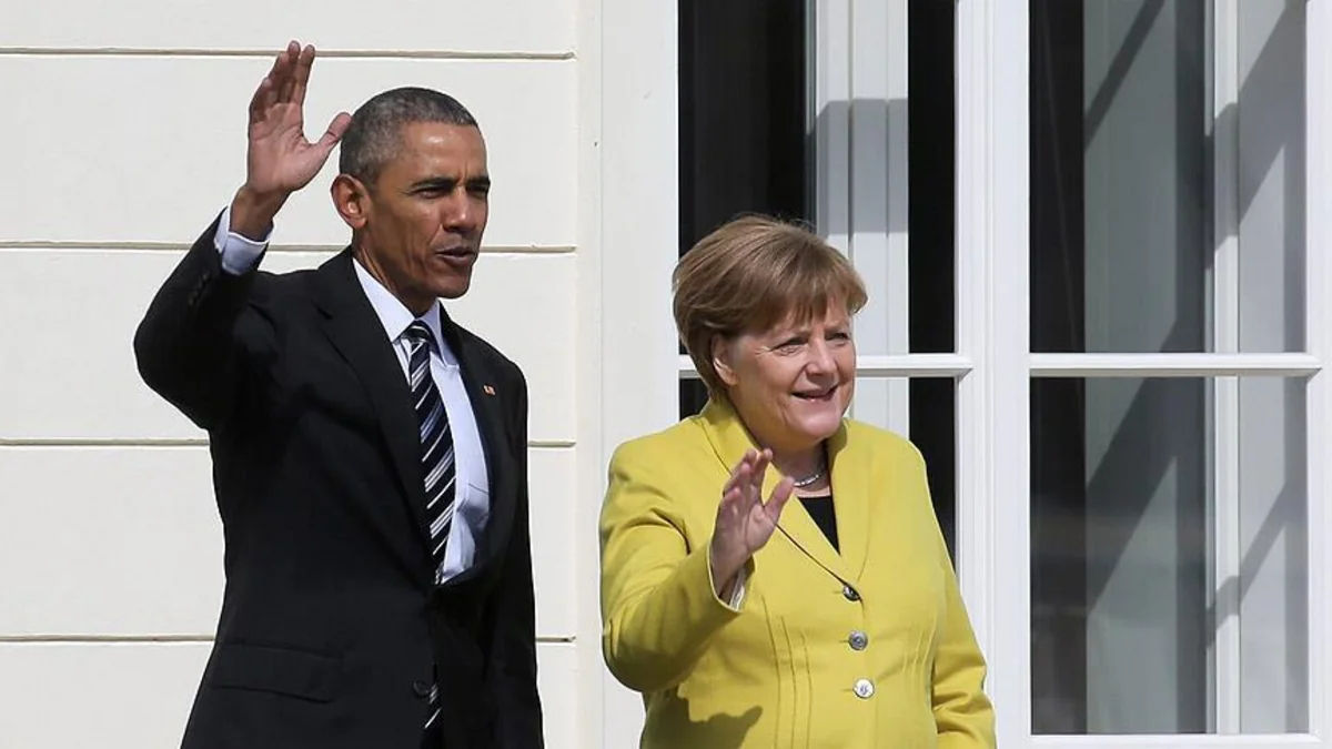 ​Barak Obama və Angela Merkel İraq və Ukrayna məsələlərini müzakirə ediblər