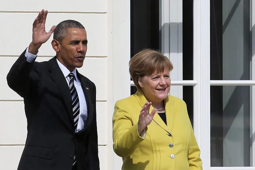 ​Barak Obama və Angela Merkel İraq və Ukrayna məsələlərini müzakirə ediblər