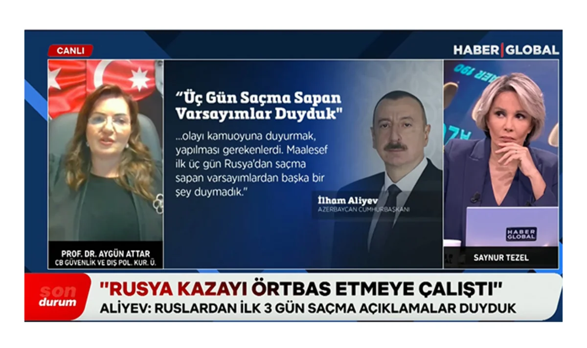 HaberGlobal: Azərbaycan aviaqəzanın səbəblərinin ortaya çıxarılması istiqamətində şərtlərini açıq-aydın söyləyir