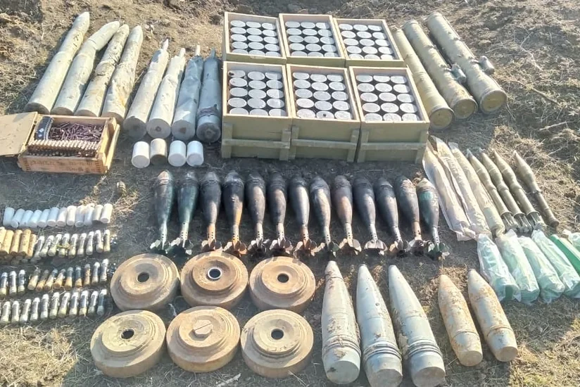 Cəbhə boyu ərazilərdə 216 partlamamış hərbi sursat aşkarlanıb