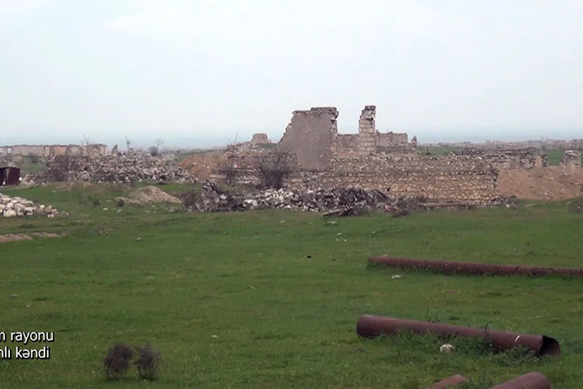 Ağdamın Muğanlı kəndindən görüntülər