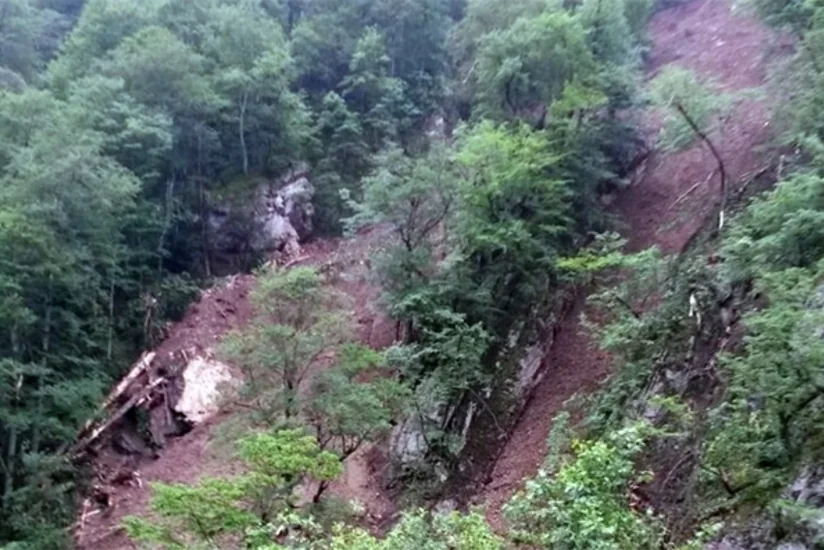 Şahdağ Milli Parkının ərazisində uçqun baş verib