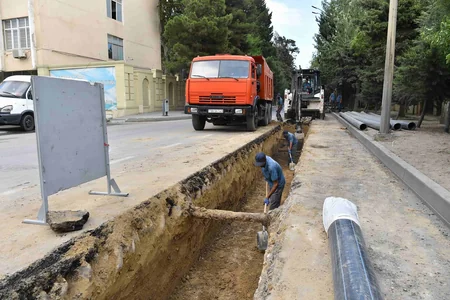 Bakıda 32 ünvanda istismar müddəti başa çatmış su xətləri yenilənir
