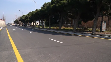 Zığ-Əmircan-Yeni Suraxanı avtomobil yolunda tikinti işləri bitib - VİDEO