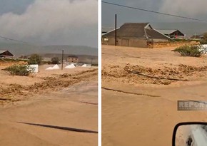 Hacıqabulda üç kənd təhlükədə: yaşayış evlərini sel suları basıb
