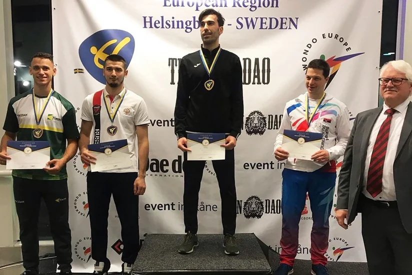 Azerbaijani taekwondo fighter wins gold in Sweden