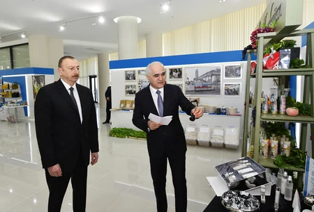 President Ilham Aliyev reviewed Aran Regional Development Center in Yevlakh