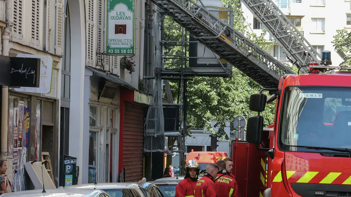Fire erupts near French PM's residence in Paris