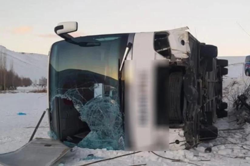 Türkiyədə sərnişin avtobusu aşıb, xəsarət alanlar var