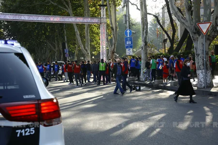 Tbilisi-Rustavi marathon dedicated to Independence Day of Azerbaijan ends