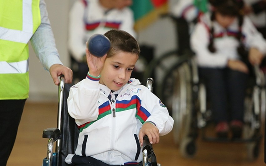 Azərbaycanın uşaq paralimpiyaçıları boccia üzrə beynəlxalq yarışa hazırlaşır