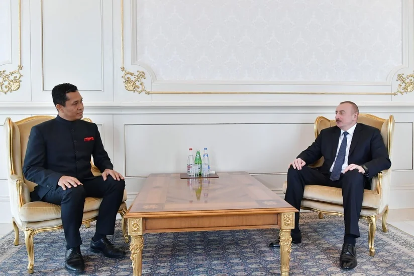 Prezident İlham Əliyev Hindistanın yeni səfirinin etimadnaməsini qəbul edib