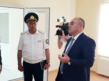 DGK-nın sədri Mazımçay gömrük postunda mövcud vəziyyətlə tanış olub