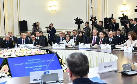 Azərbaycan Prezidenti MDB PA-nın üzvlərinə müraciət edib