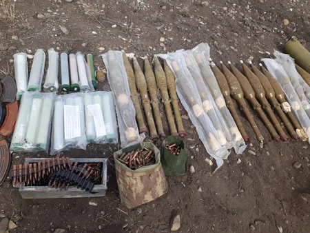 Cəbhə boyu ərazilərdə 216 partlamamış hərbi sursat aşkarlanıb