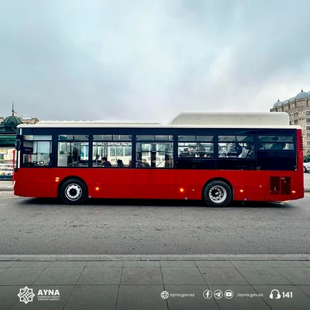 Bakıda daha bir marşrut xətti üzrə elektrobuslar fəaliyyətə başlayıb