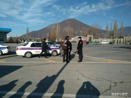 В Шеки проведен рейд, 25 водителей оштрафованы - ФОТО - ВИДЕО - ОБНОВЛЕНО