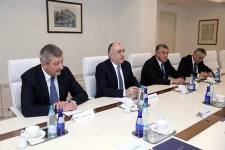Elmar Mammadyarov discusses state border delimitation process with Georgian PM