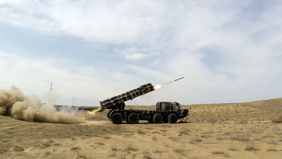 Units of Rocket and Artillery Troops conduct live-fire tactical exercises