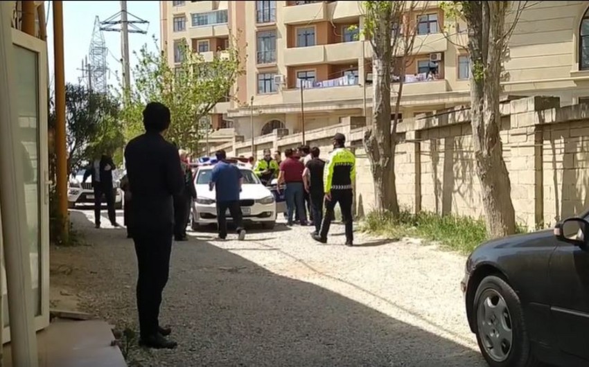 Yasamalda polislə vətəndaş arasında mübahisə düşüb - AÇIQLAMA