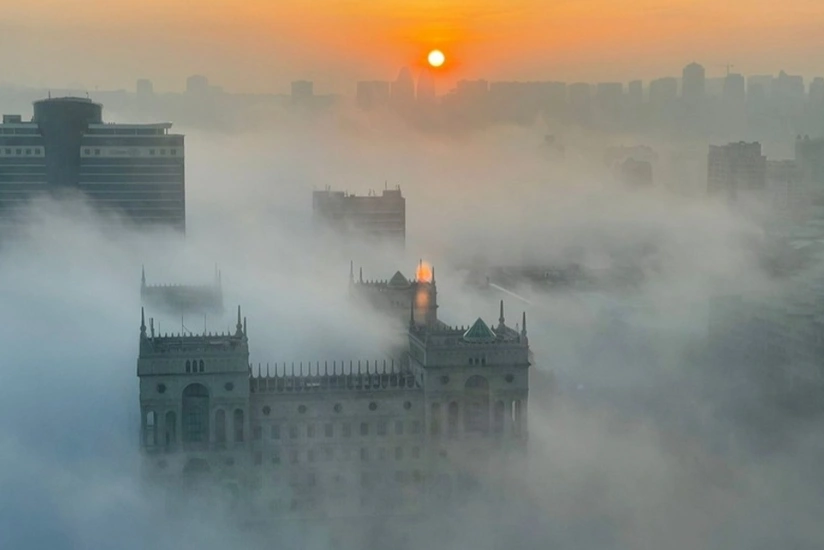 Abşeron yarımadasında dumanla əlaqədar görünüş məhdudlaşıb
