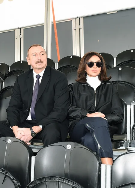 President Ilham Aliyev attends opening of Qarabag Equestrian Complex